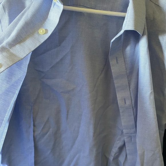Banana Republic Men's Blue Dress Shirt size L very good condition 100% Cotton - Picture 8 of 8